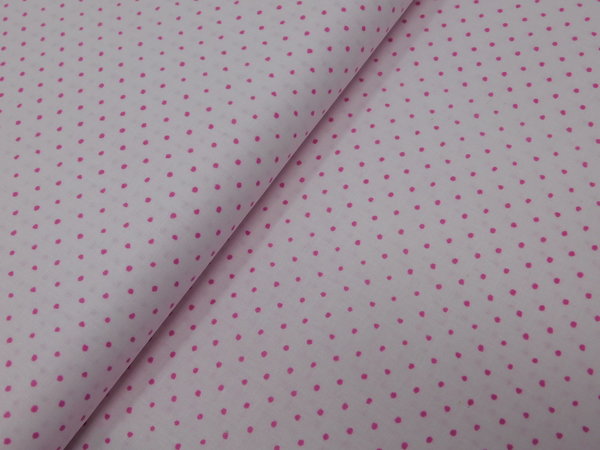 kba Baumwolle - Feenstaub Punkte rosa / pink Stoff