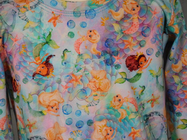 kleine Meerungfrauen Kinder Shirt 92 - 104 - geeignet für Wäschetrockner